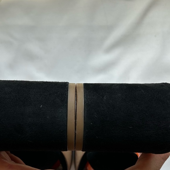 Madewell The Greer Mule Sandal in Black Suede Size 8 - Picture 4 of 7